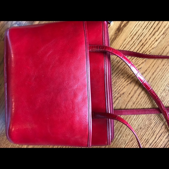 Cherry Red Brighton Tote Bag - Picture 2 of 6